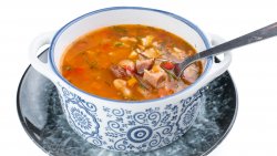 Ciorbă de fasole cu ciolan / Bean soup with Knuckle image