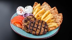 Bifteki (burger grecesc vită cu porc) box image