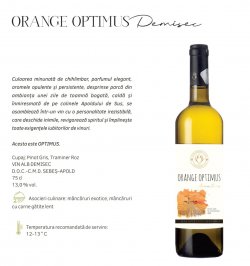 Vin alb demisec - Orange Optimus image