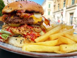 Mr. Chili Pepper Burger & Fries image