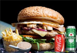 Meniu Boy’s burger 550 g image