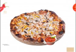 Pizza Pollo Milanese - Afaceri Ilegale de Pui image