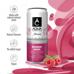 AQUA Carpatica Sparkling Flavours Raspberry image