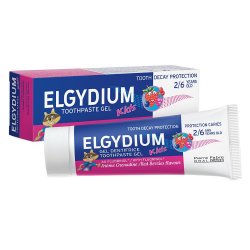 Pasta de dinti pentru copii cu aroma de fructe de padure, 2-6 ani, 50 ml, Elgydium Kids