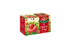 Fares ceai aromfruct capsuni si fragi 20 plicuri