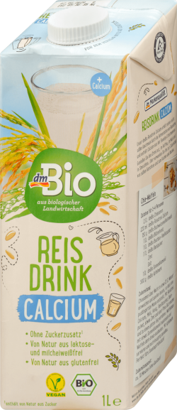dmBio bautura din orez cu calciu ECO 1
