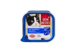 Dein Bestes hrana pentru pisici peste alb 100g