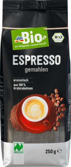 dmBio cafea expresso macinata ECO 250g