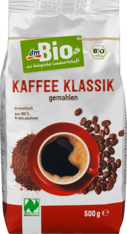 dmBio Naturland cafea clasicaECO 500g