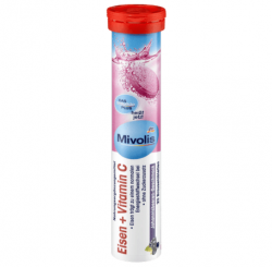 Mivolis tablete efervescente fier si vitamina C20buc