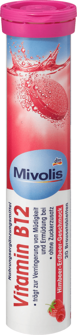 Mivolis tablete efervescente vitamina B12 20buc