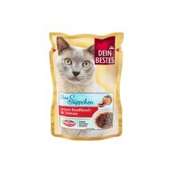 Dein Bestes hrana pisici supa vita rosii 40g