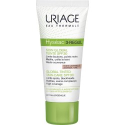 Cremă colorată cu SPF 30 Hyseac 3-Regul, 40 ml, Uriage