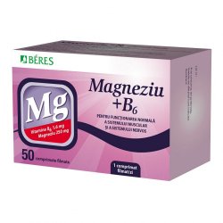 Magneziu + B6, 50 comprimate, Beres image