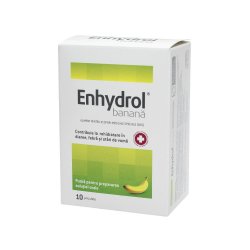 Enhydrol aromă de banane, 10 plicuri, Akacia
