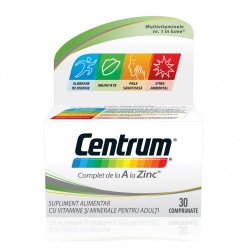 Centrum de la A la Zinc, 60 comprimate, Gsk