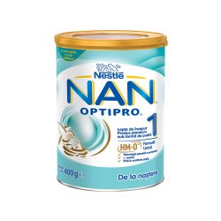 Nan 1 Optipro HM-O Formula de lapte Premium, +0 luni, 400 g, Nestle