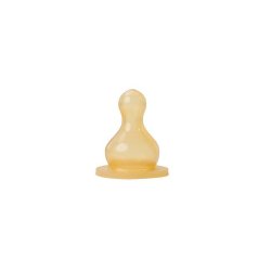 Tetina rotunda din latex pentru lapte, 0-24 luni, 14302, Baby Nova