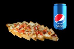 Meniu Pizza Kebab de Curcan + Pepsi 330 ml image