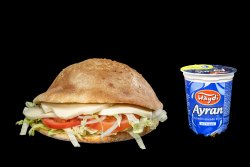 Meniu Fresh Kebab Lacto-Vegetarian cu Brânză + Ayran 200ml image