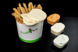 Fries Kebab Box Lacto-Vegetarian cu Mozzarella image