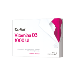 Dr.Hart Vitamina D3 1000UI 30cpr