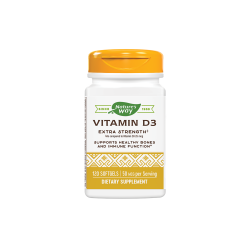 Vitamina D3 2000 UI Nature`s Way, 120 capsule, Secom