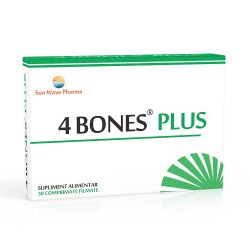 4 Bones Plus, 30 comprimate, sun Wave Pharma