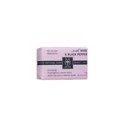 Apivita Sapun natural trandafir si piper negru 125g