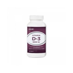 Vitamina D3 1000 IU, 180 tablete, GNC