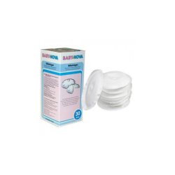 Comprese cu forma anatomica pentru san, 30 bucati, 34041, Baby Nova