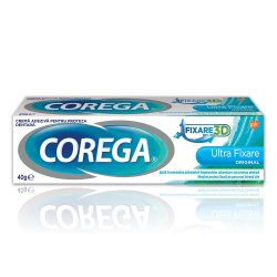 Cremă adezivă pentru proteza dentară Ultra Fixare Corega, 40 g, Gsk