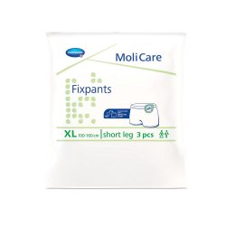 Pantaloni pentru fixarea tampoanelor MoliCare Fixpants, XL 100-160cm (947750), 3 bucăți, Hartmann