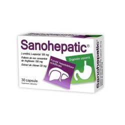 Sanohepatic, 30 capsule, Natur Produkt
