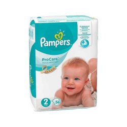 Scutece, Nr 2, ProCare, 36 buc, 3-6 kg, Pampers