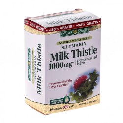Silymarin Milk Thistle 1000mg, 60 capsule, Nature`s Bounty