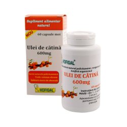 Ulei de Cătină 600 mg, 60 capsule, Hofigal