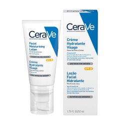 Cremă hidratantă de față cu SPF 25 pentru ten normal-uscat, 52 ml, CeraVe