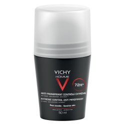 Deodorant roll-on antiperspirant control extrem pentru barbati 72h, 50 ml, Vichy Homme