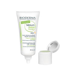 Fluid tratament purifiant și corector Sebium Global Cover, 30 ml, Bioderma