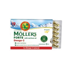 Omega 3 Forte, 150 capsule, Moller`s
