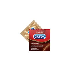 Prezervative Real Feel, 3 bucati, Durex