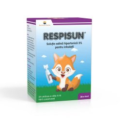 Respisun soluție salina hipertonică 3%, 24 doze, Sun Wave Pharma