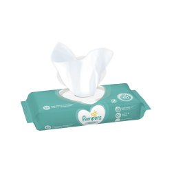 Șervețele umede Sensitive, 52 bucăți, Pampers