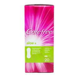 Absorbante zilnice Aloe vera 20 bucati Carefree