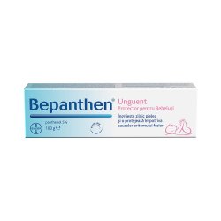 Bepanthen unguent pentru iritațiile de scutec Panthenol 5%, 100 g, Bayer
