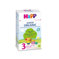 Organic 3 formulă de lapte de creștere, +12 luni, 500 g, Hipp