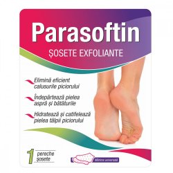 Șosete exfoliante Parasoftin, 1 pereche, Adex-Cosmetics