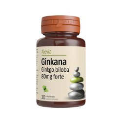 Ginkana Ginko Biloba Forte 80mg, 30 comprimate, Alevia