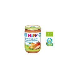 Piure cu legume, tăiței și pui, +12luni, 220 g, Hipp